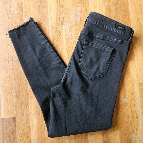 Liverpool Los Angeles High Rise Ankle Skinny Jeans Black Wash Super Stretch | 12 - Picture 1 of 12